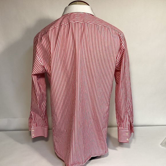 Men’s Thomas Pink slim fit button down dress shirt size 16 1/2 - Picture 4 of 9